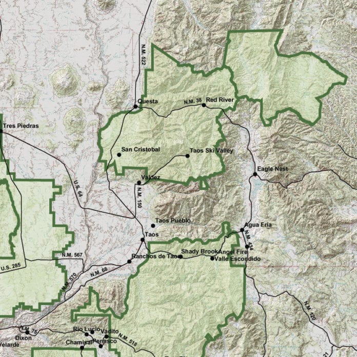 Rocky Mountains, Carson national forest, closed, fire, wildfire