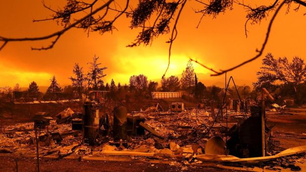 Carr fire, Ferguson fire, california