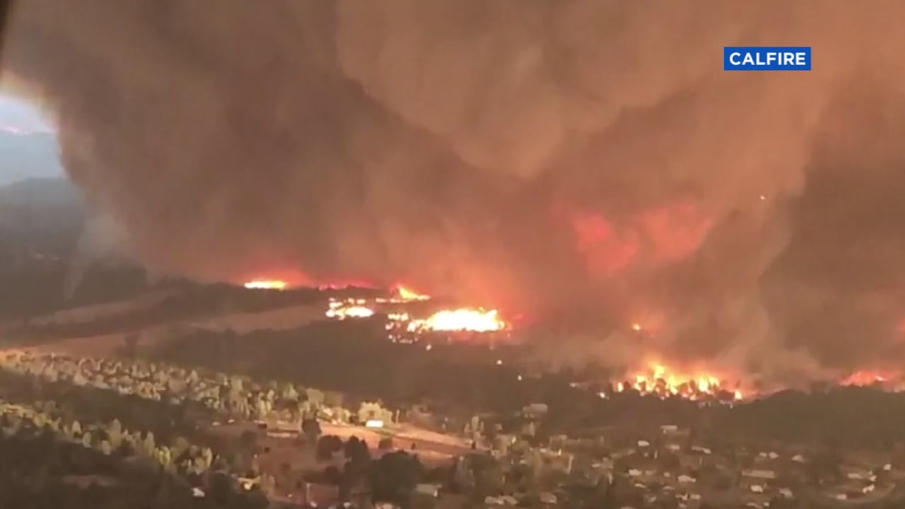 firenado, carr fire, california