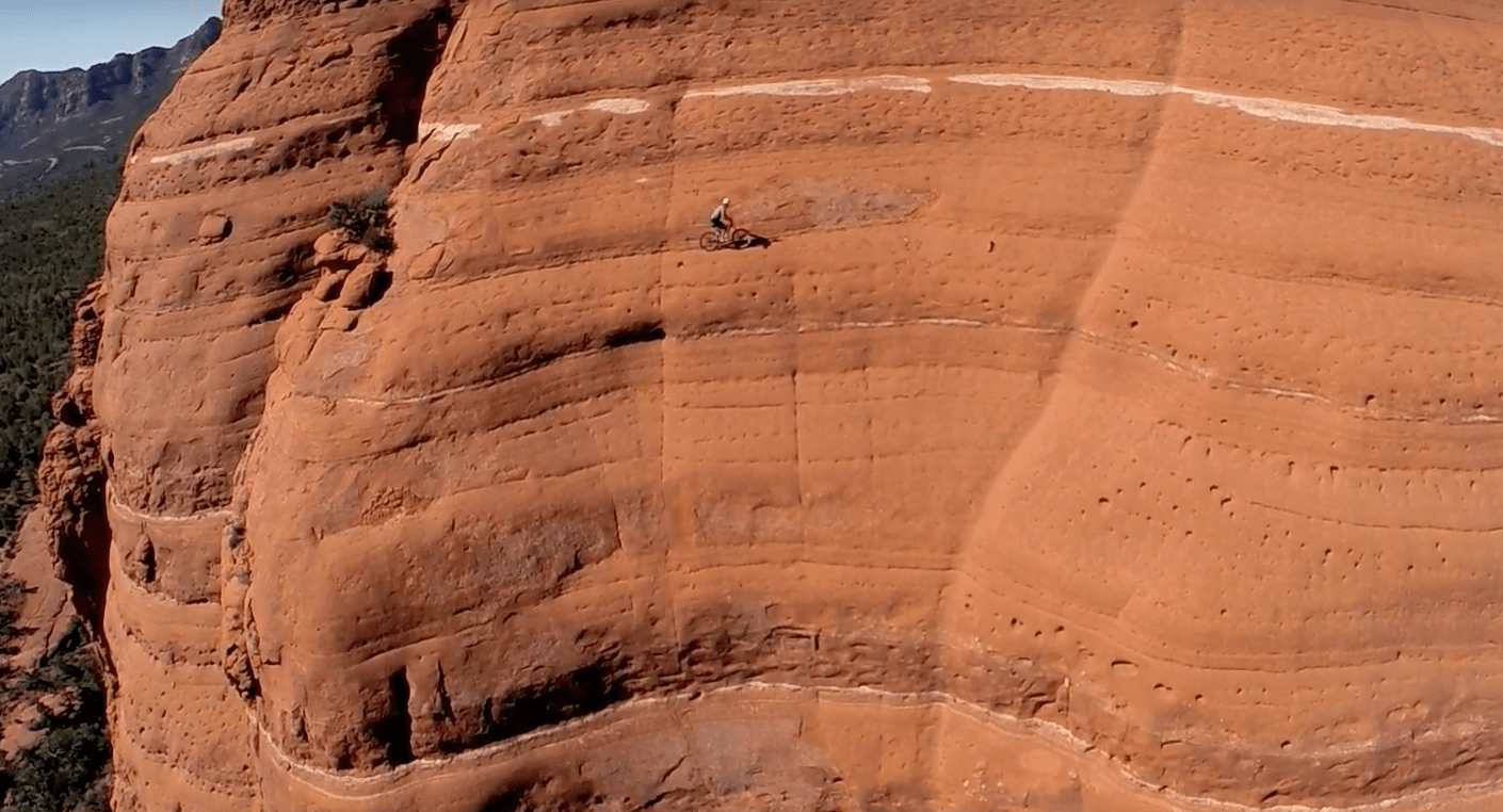 sedona, arizona, mountain biking, white line