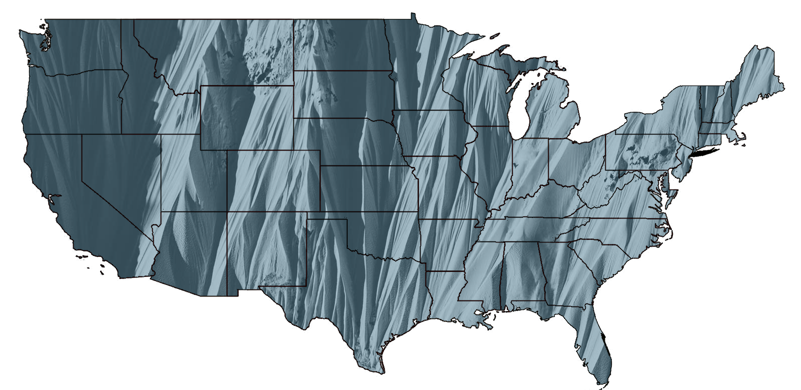 World Map silhouette