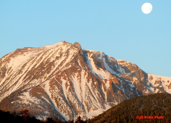 Moonrise over East