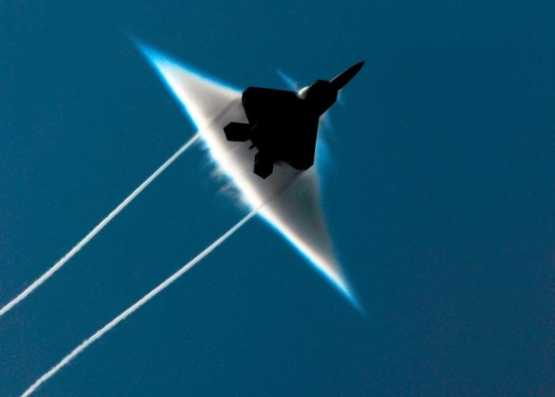 sonic boom jet A sonic boom in a jet