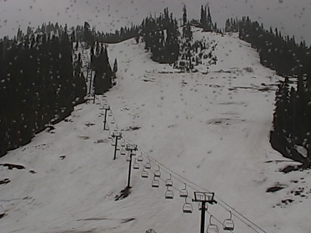It’s raining right now at squaw