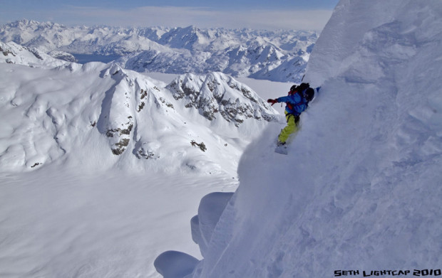 Jeremy Jones in Alaska.  photo:  seth lightcap