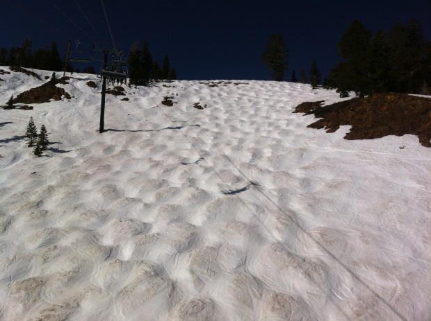 ah, slushy moguls