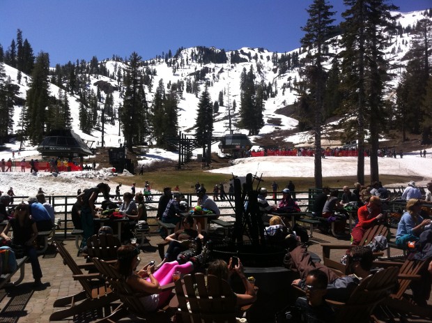 Alpine Meadows sundeck today