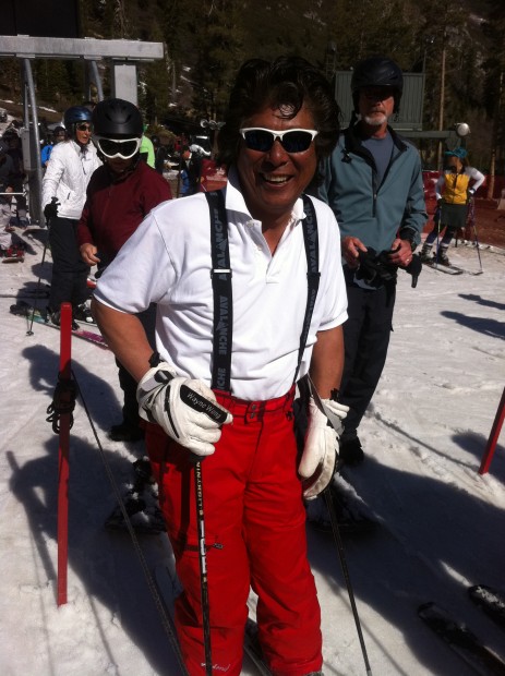 Wayne Wong lookin'agood t Alpine Meadows today