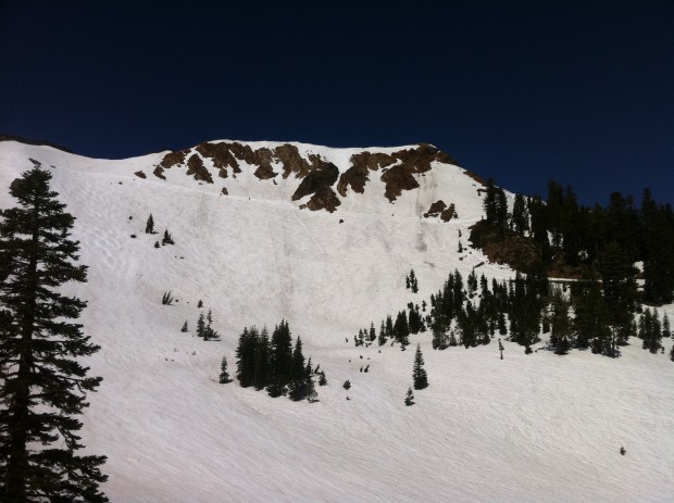 Alpines traverses were skiing well.