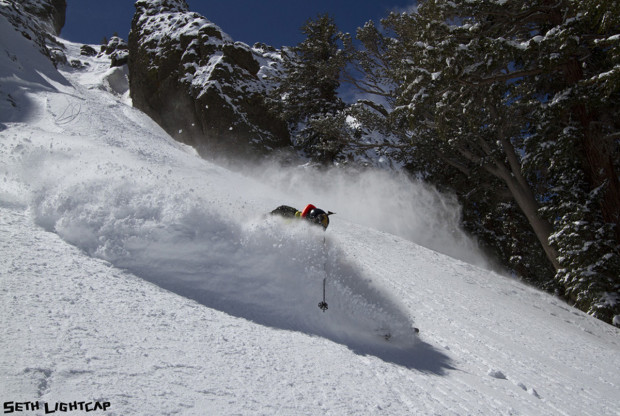 What could you have possibly missed after that piddly little storm dropped two inches at lake level in Lake Tahoe last week? Ask Brennan Lagasse about this turn.