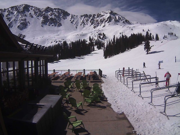 Arapahoe Basin, CO at 10:30am today.  Lookin' .doog