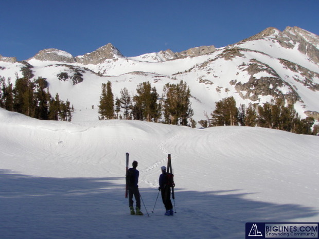 Zone shot of False White area of Tioga Pass, CA from 2009. photo: tucker/biglines.com