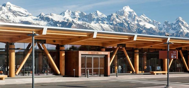 Jackson Hole Airport is nice
