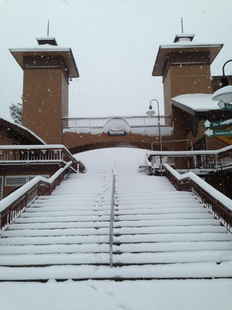 Crystal Mountain yesterday afternoon