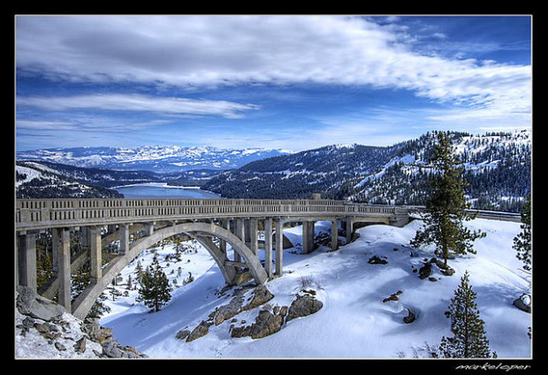 Donner Pass, Rainbow bridge, old hwy 40