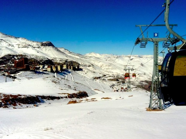 Valle Nevado gondola on Saturday, May 4th