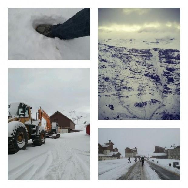 Foot penetration looks good at Valle Nevado ski resort on Fiday, May 3rd