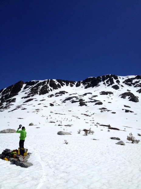 Home for the next couple days just below GPS Bowl.  Lots of options still holding.
