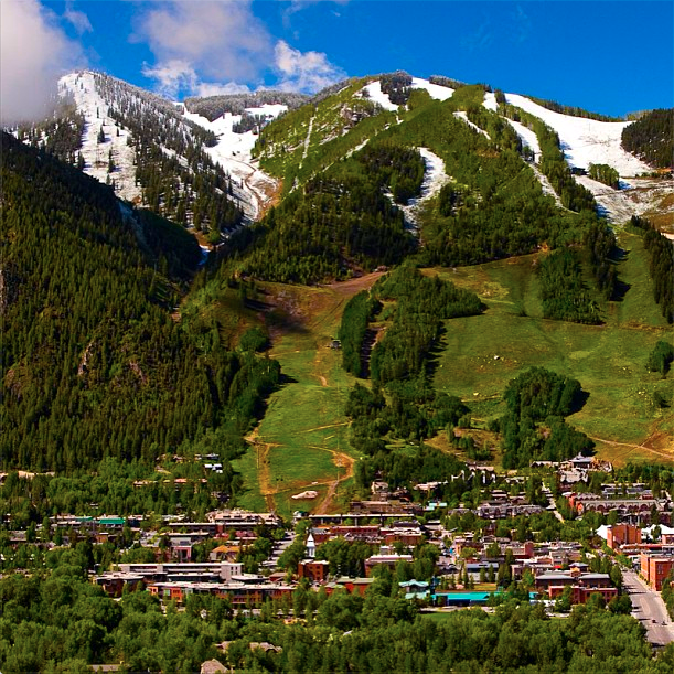 Recent photo of Aspen mountain. photo: aspen mt