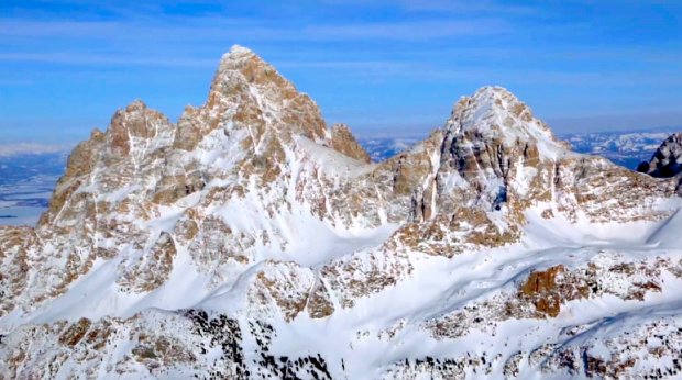 The Tetons.  photo:  screen shot from Matt'svideo 