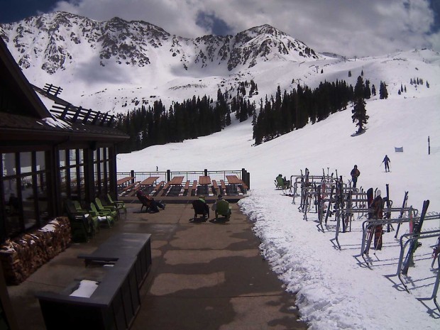 Arapahoe Basin today at noon