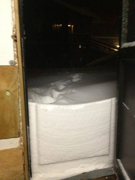 Mt. Hut snow.  photo:  mt. hut ski patrol