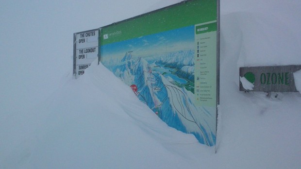 The Remarkables ski resort yesterday