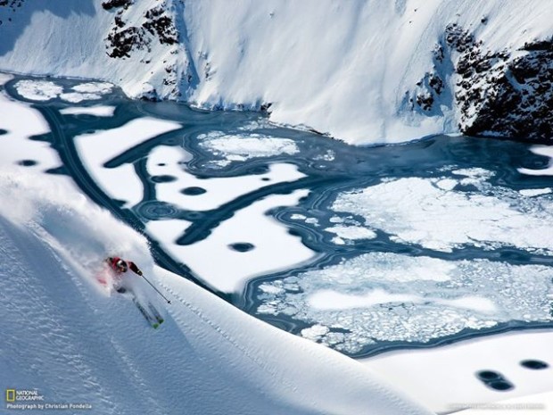 Chris Davenport in Portillo, Chile