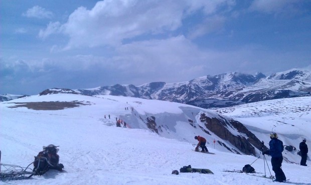 Beartooth Basin on May 26th, before the big storm
