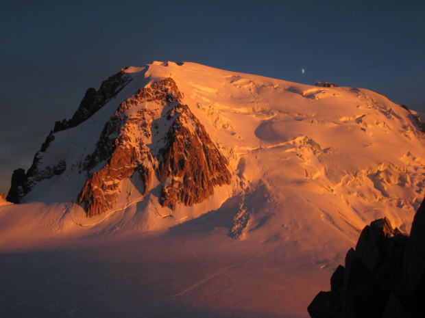Mont Blanc du Tacul from Aiguille du Midi