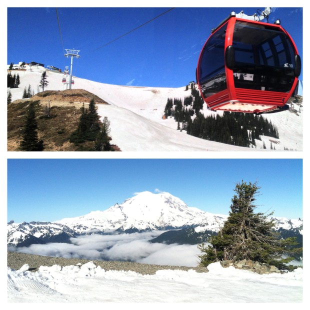 Crystal mountain on Saturday, June 8th, 2013