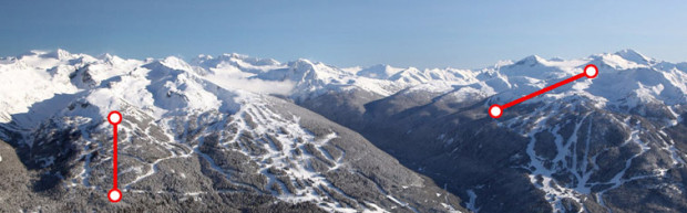 2 new chairs at Blackcomb.  Crystal on the left, Harmony on the right