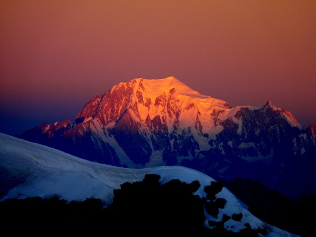 15,781-foot Mt. Blanc, France