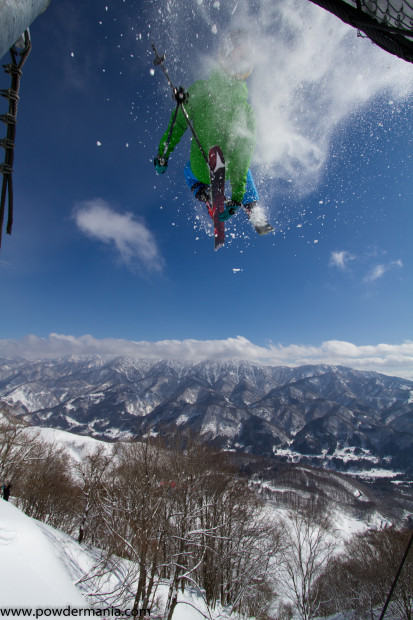 Miles Clark. Hakuba, Japan 2013. Photo: Patrick Fux