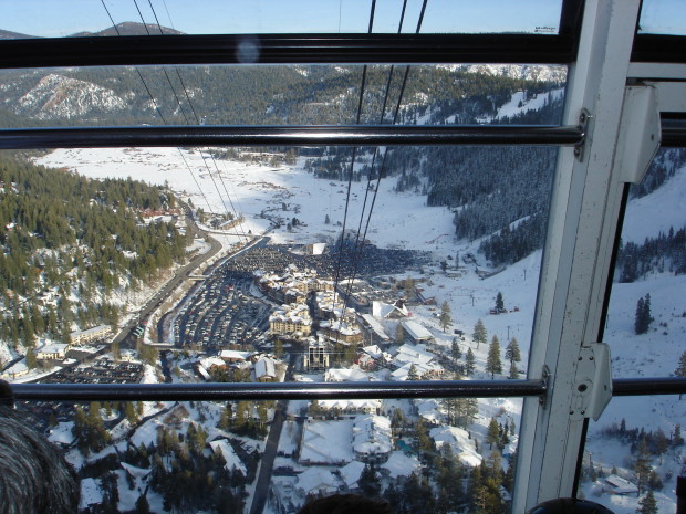 Squaw’s actual village right now.  All that parking lot and more will be village in the current plan