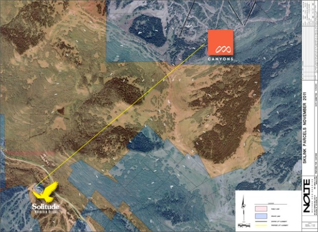 Ski Link map