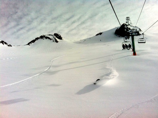yesterday at Valle Nevado, Chile (right next to La Parva)