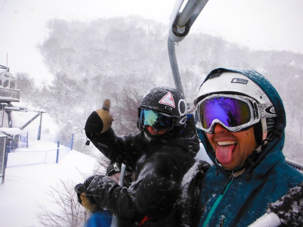 Canada Dan & Joe Aussie feelin’ the stoke today at Catedral