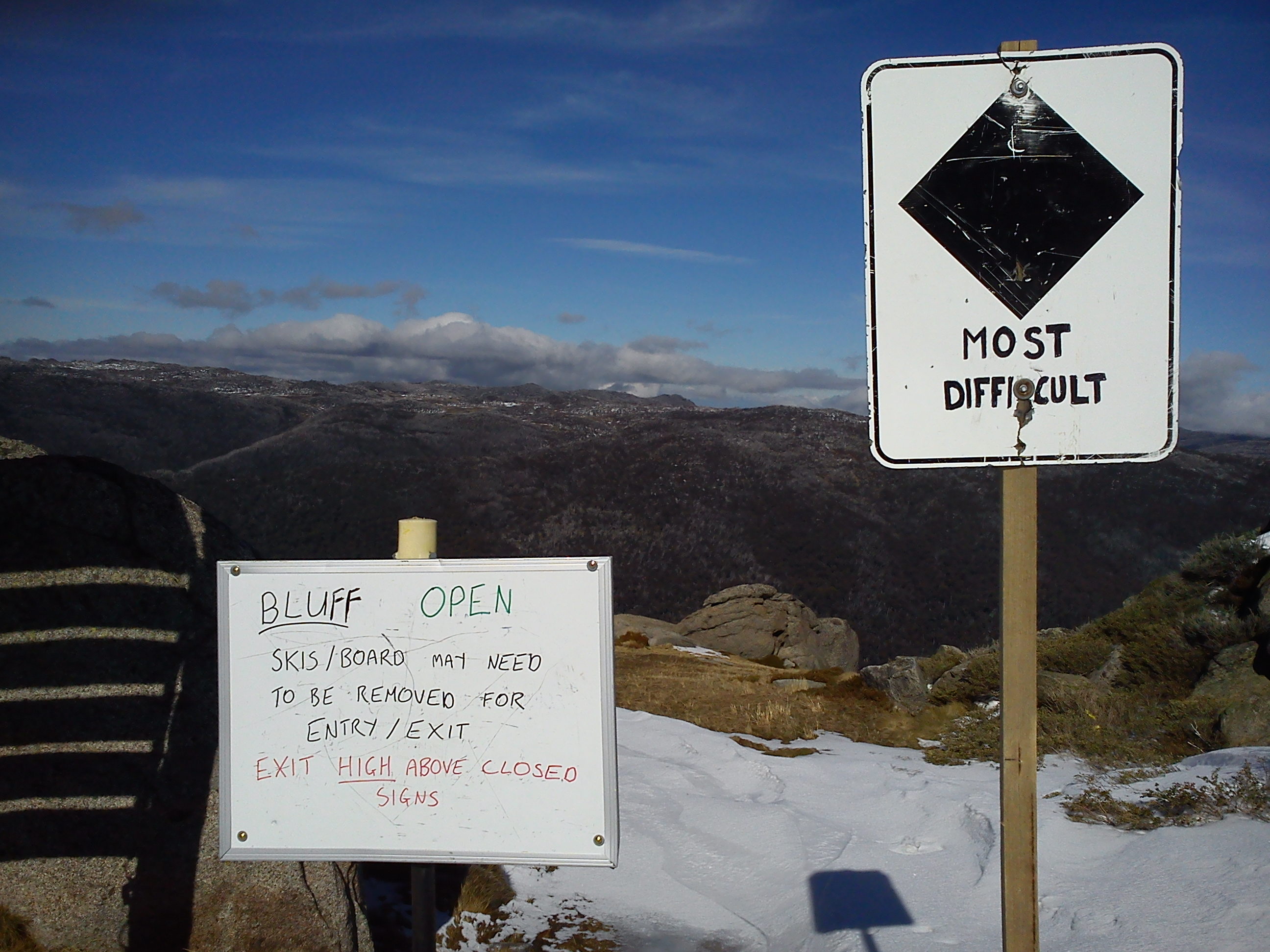 Entrance to the Bluff… Seriously – July 31st, 2013
