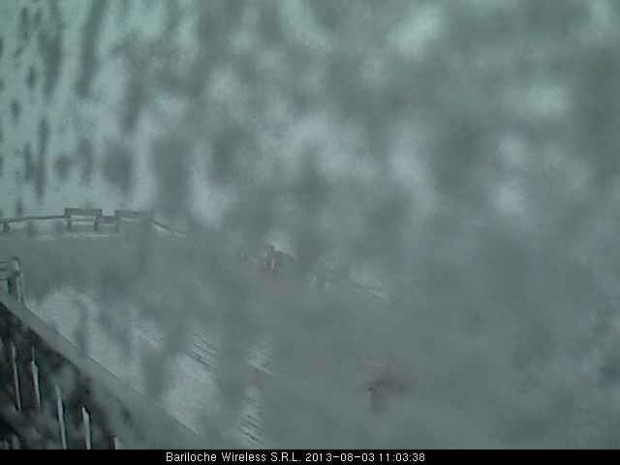 Summit cam at Catedral at 11am.  Refugio Lynch cam.