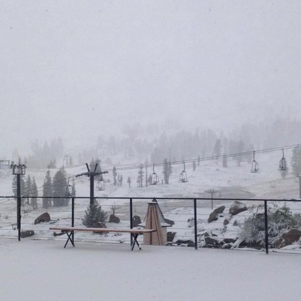 Squaw Valley.  8,200 feet.  5pm PST September 21st, 2013.