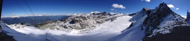 photo from Blackcomb Patroller Adam Mercer today at Whistler, B.C.