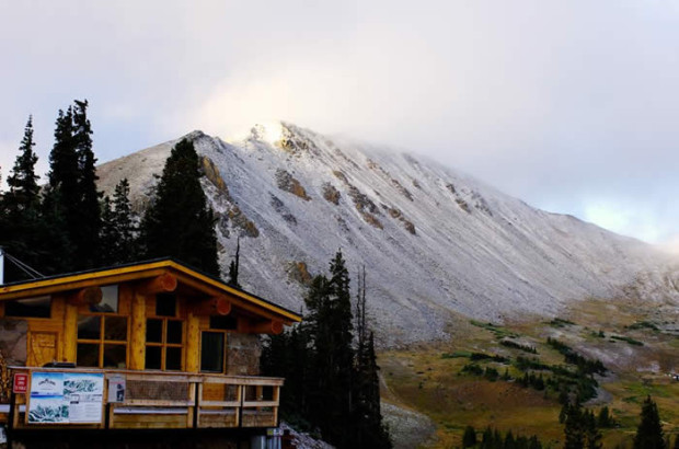 Loveland Basin, CO with dusting of snow.  September 19th, 2013.