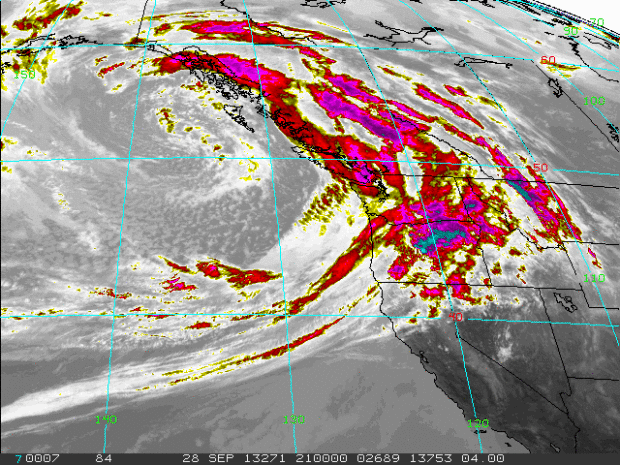 IR Radar of WA at 2:15pm, September 28th, 2013.