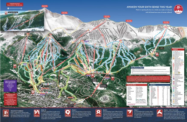 Breckenridge new trail map