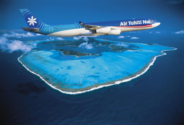 Hopefully, your flying to Tahiti  