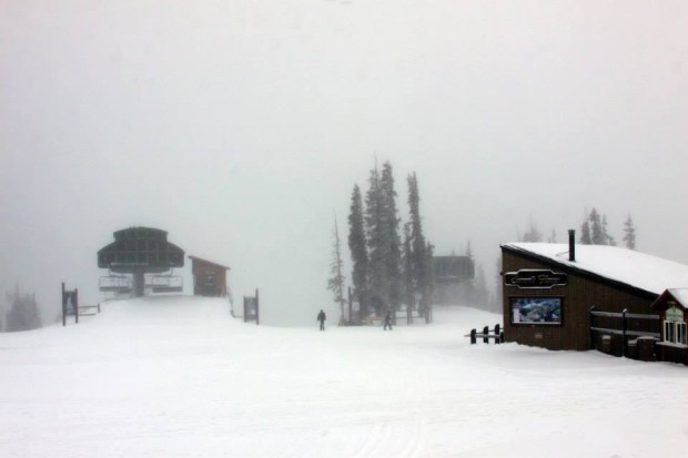Dercum Mountain summit house, Keystone.  Yesterday.