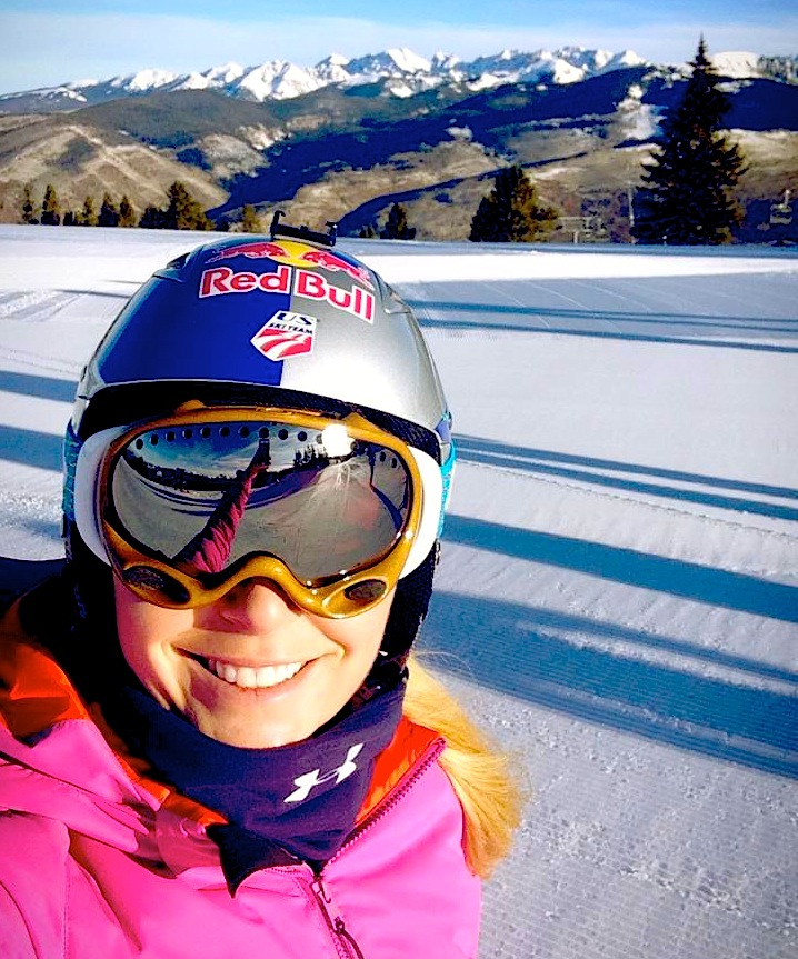 Lindsey Vonn on snow today
