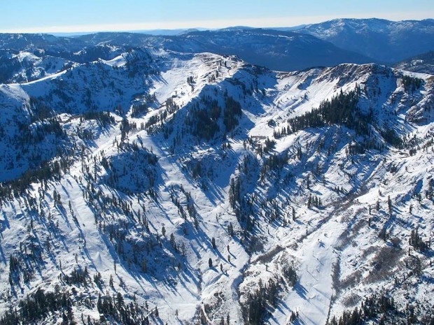 Alpine Meadows.  photo:  points north heli