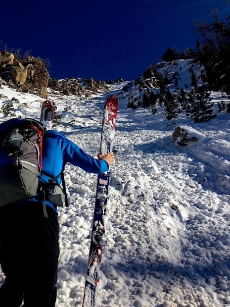 Jackson Peak, WY avalanche from Sunday. photo: Bridger-Teton Avalanche Center